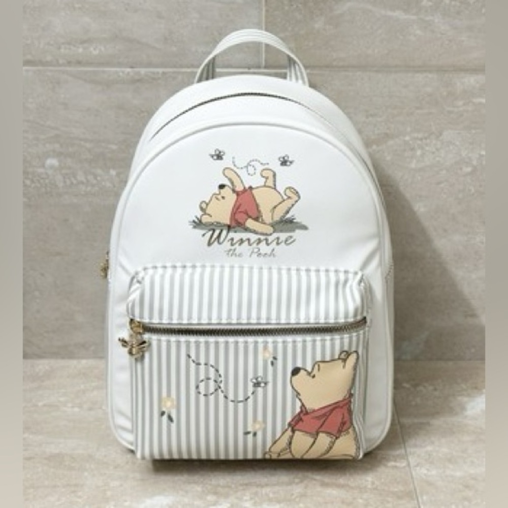 Disney Winnie The Pooh (Buttery Soft) Faux Leather Backpack NEW